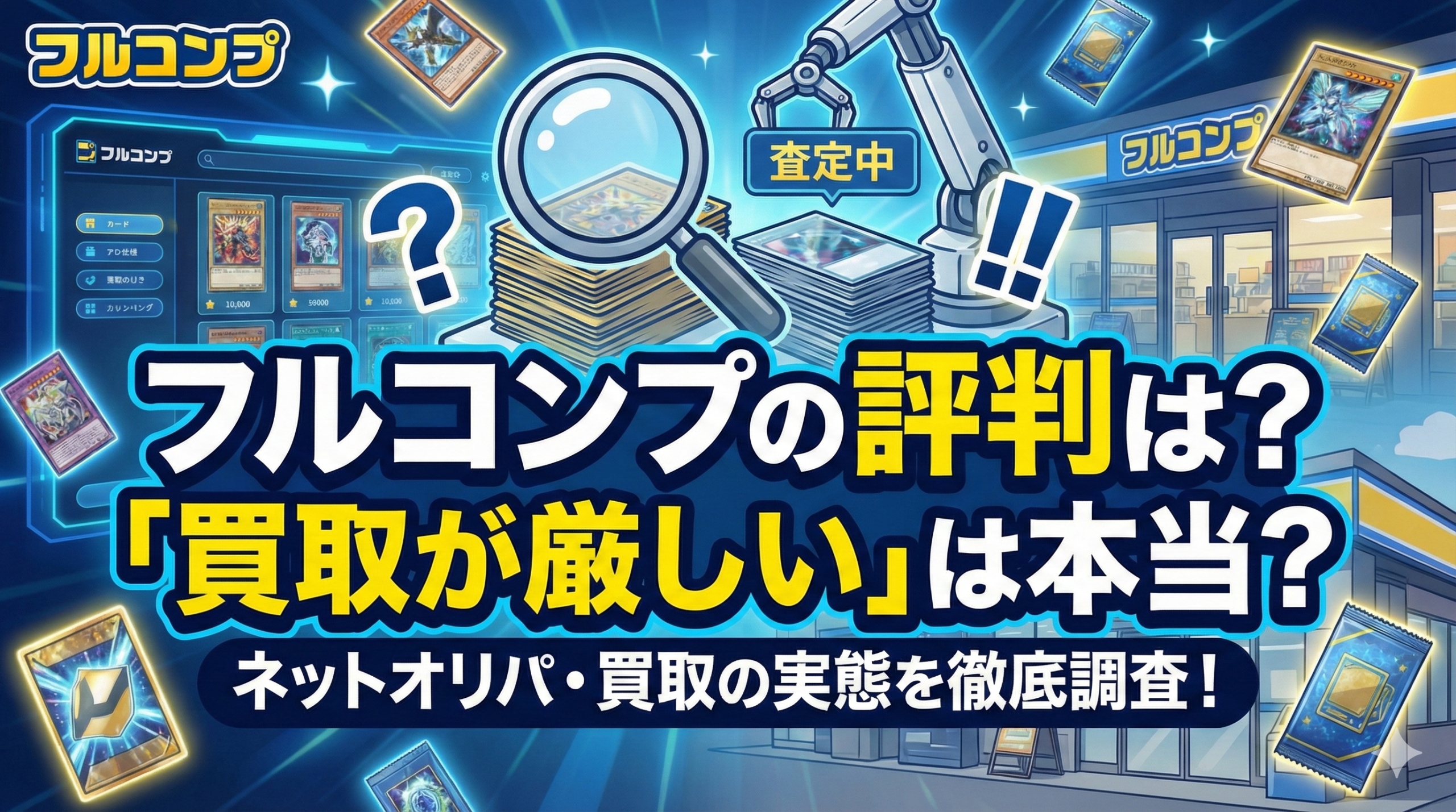 フルコンプの評判は？「買取が厳しい」は本当？