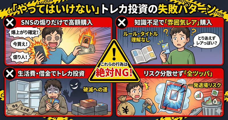 「やってはいけない」トレカ投資の失敗パターン